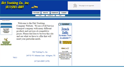 Desktop Screenshot of dirttrucking.com